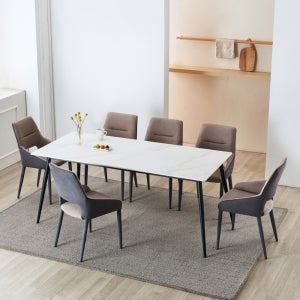 이노센트 호히 포세린 세라믹 6인 식탁테이블 i101931