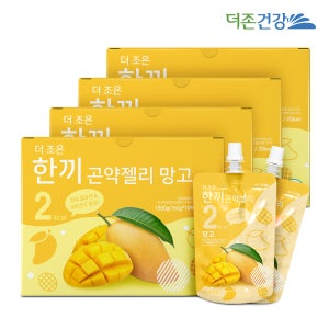 더존건강 한끼 곤약젤리 망고 150g 10팩 4박스