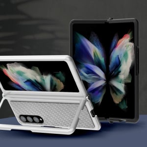 갤럭시 폴드3 케이스 삼성 폴더블3 천연 가죽 스탠드 거치 접는폰 F926