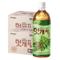 웅진 헛개차 500ml x 40 헛개나무 차 음료 음료수