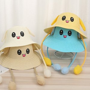밀집 귀요미 토끼 귀 천 마감 모자