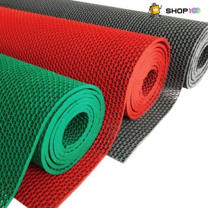 미끄럼방지매트 욕실 발판 고무 수영장 바닥 깔판 격자 매트 T4-폭90cm 1롤(15m)