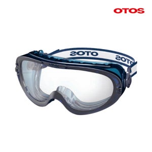 OTOS 안전 고글 (S-520AX)환기 산업용 김서림방지 보안경 작업용 용접 투명 보호