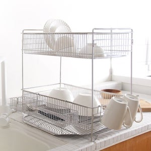 고급 올스텐 식기건조대 싱크대 씽크대 개수대 아기 식기건조대 선반 2단