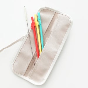 이크 실리콘 빨대 20cm 다회용 유아 스타벅스 다회용 어린이집 스트로우 캐릭터