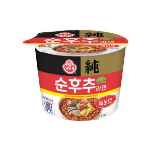 오뚜기 순후추라면 매운맛 큰컵라면 105g, 1개