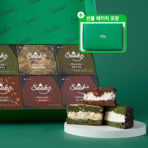 6가지맛 냉장 수제 광주 전주 초코파이 생초코파이 선물세트 6개입 700g