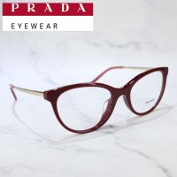 프라다 뿔테 캣츠형 여자 안경 보르도 레드 양희은 안경 PRADA 0PR 17WVF