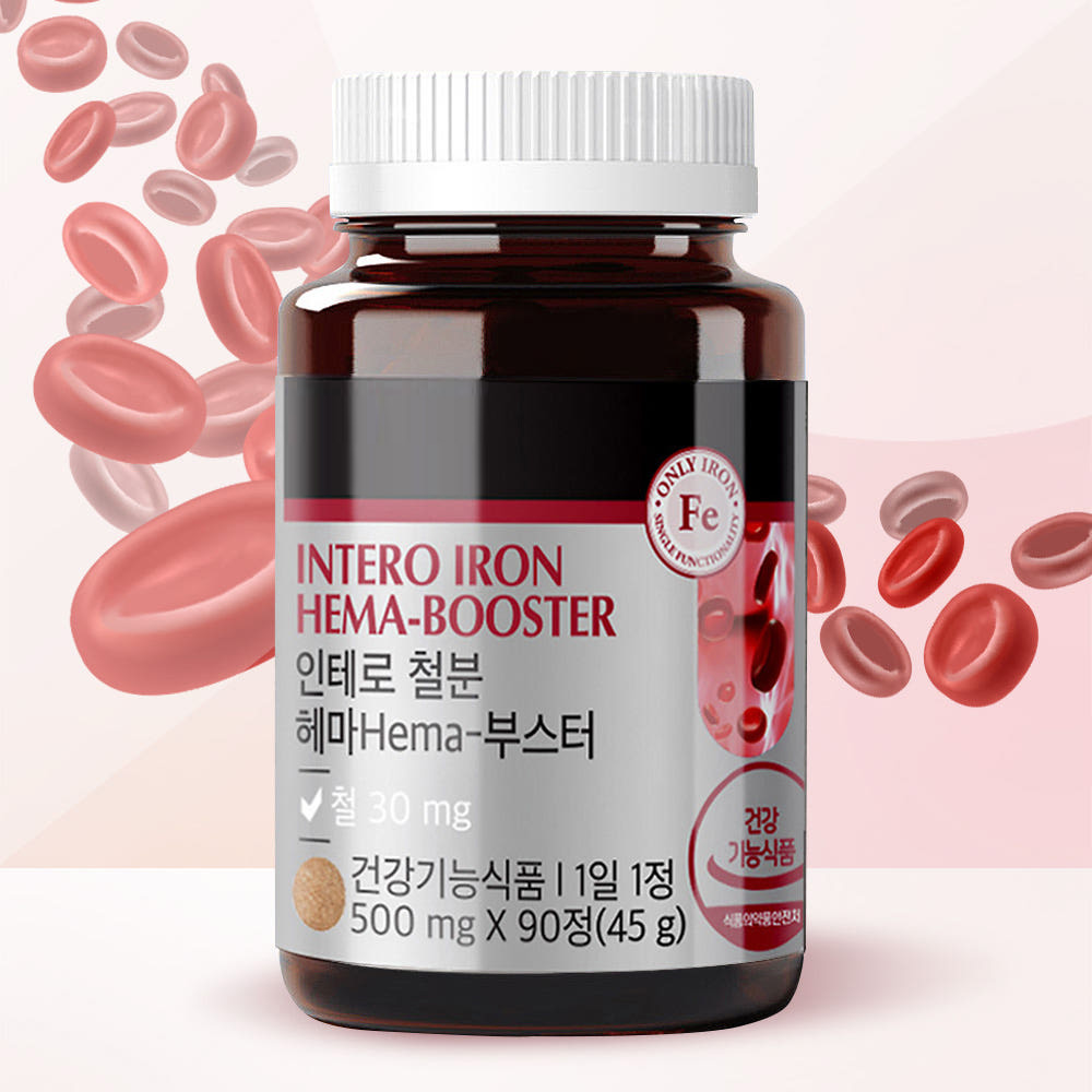 에코뉴트리션 3개월분 철분제 여성 <b>남성</b> 임산부 비헴철 헤마 철분 <b>영양제</b>