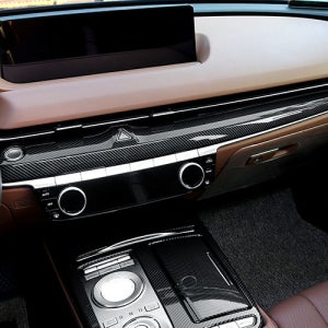 제네시스 G80 RG3 튜닝 용품 대쉬보드 프레임 커버 카본 몰딩