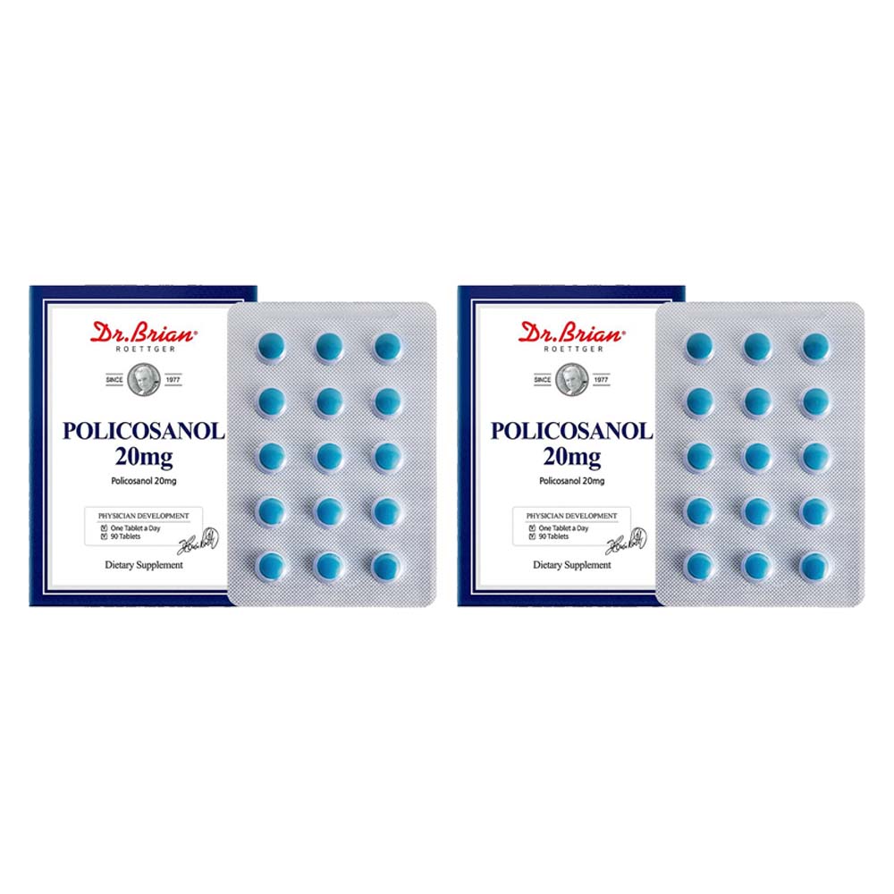 닥터브라이언 사탕수수 추출 폴리코사놀 20mg 90정 2팩