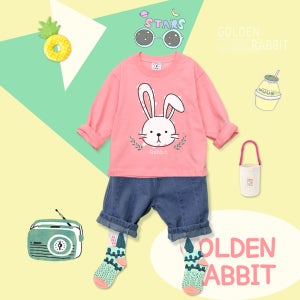 [봄가을] 리틀래빗 토끼 긴팔티