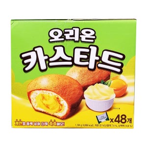 오리온 카스타드 1104g (48개입) 촉촉한 빵 카스테라 코스트코 대용량