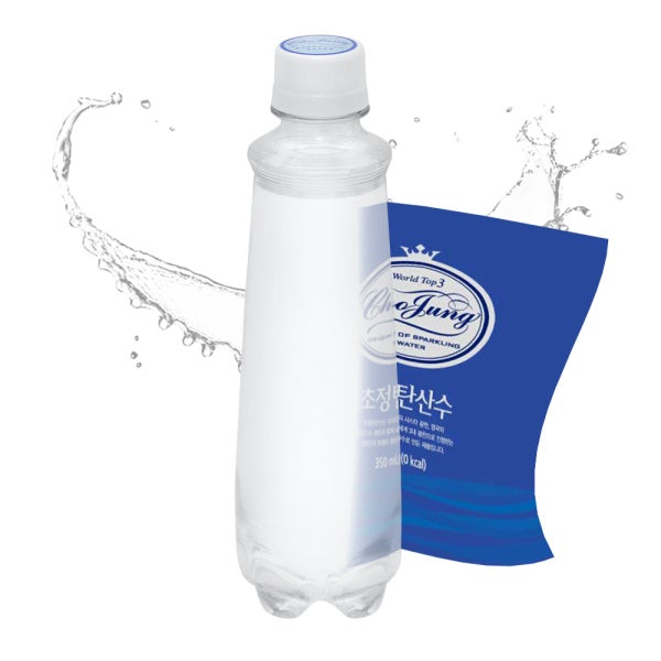 (정기구독) 무라벨 초정탄산수 플레인 350ml X 20pet