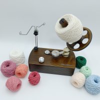 Knitline 자동 울와인더 전동 볼와인더(Electric Woolwinder Yarn Ball winder) 뜨개실 콘사 타래실 실감는 기계