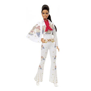 바비인형 시그니처 엘비스 프레슬리 인형 장난감 폼파두르 헤어스타일 아메리칸 이글 점프슈트