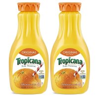 Tropicana Orange Juice 미국 트로피카나 퓨어 프리미엄 노펄프 오리지널 오렌지주스 1.53L 2통