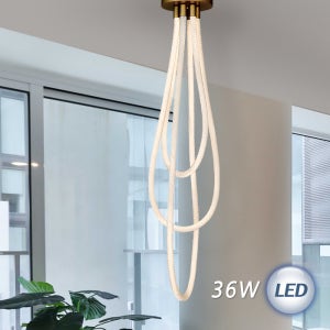 인테리어조명 LED 스네이크 펜던트 36W (U3타입)