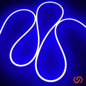 SB 12v V3 실리콘 면발광 블루 LED바 글씨간판 아이라인 오토바이 자동차