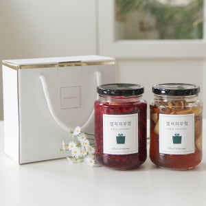 과일청 500g 레몬석류청+애플시나몬청 차 세트 명절선물세트