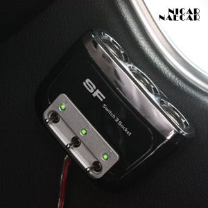 개별 스위치 시거잭 3구 소켓 차량용 멀티소켓 12V 24V 멀티잭 충전기