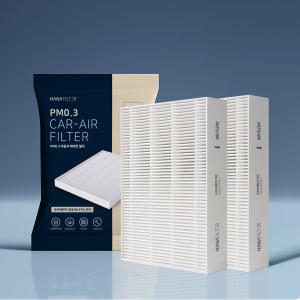 [호환] 1+1 하나필터 PM0.3 99.97%차단 차량용 자동차 에어컨 필터 HCF-01