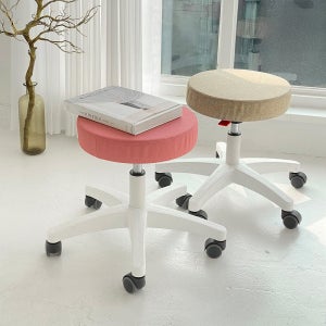 뷰티즈체어 BD01 원형 보조 의자 미용 바퀴 스툴 이동식 다용도 진료