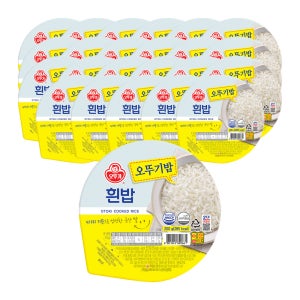 오뚜기 맛있는 오뚜기밥 흰밥 200g, 24개