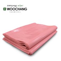 택배봉투 LDPE 연핑크 27X35+4 100매 의류봉투 접착 택배봉지