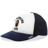 베이프 A BATHING APE 메시캡 COLLEGEESH CAP NAVY