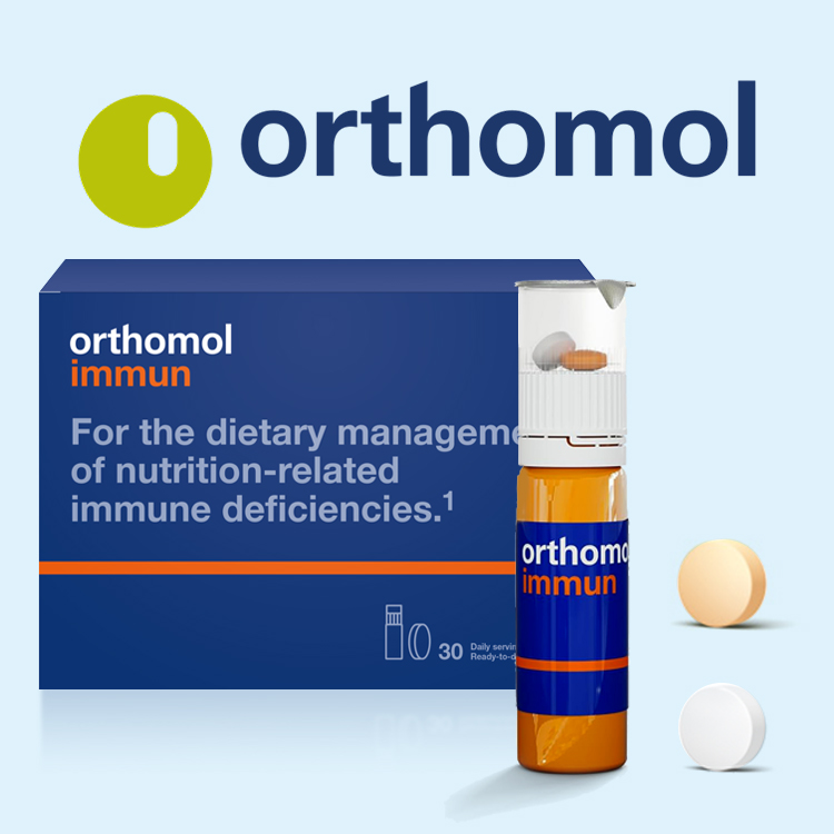 <b>오쏘몰</b> 이뮨 <b>orthomol</b> 독일 멀티비타민 드링크 30일분 오르토몰