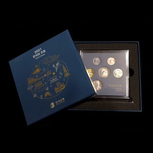 한국은행 2021년 주화 동전 민트세트