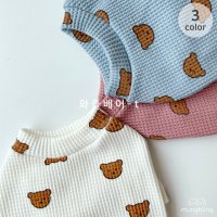 [멍블링] 와플베어 티셔츠 강아지옷 애견의류 (s-xl)