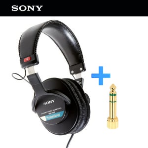 소니 SONY MDR7506 헤드폰 스튜디오 밀폐형헤드폰 55 총알잭 패키지
