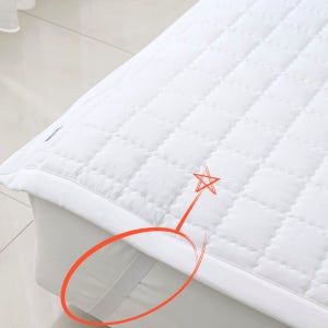 퀸 킹 패밀리 침대패드 워싱패드 고정밴딩