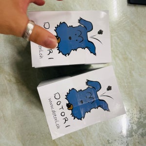 물건 부착 자영업 가게 커피숍 음식점 스티커 디자인 제작 투명데드롱 투명스티커 배달10