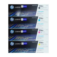 HP 206X 정품토너 W2110X M255nw M283fdw M255 M282 4색세트