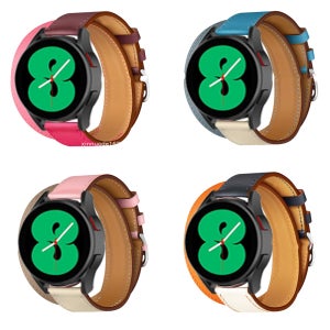삼성 갤럭시 워치4 40 44mm 클래식 42 46mm 더블 써클 스트랩 밴드 시계줄 SM-R860/R870/R880/R890N