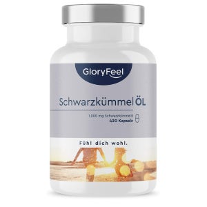 GloryFeel 블랙커민 오일 420정 1000mg Black Cumin Oil 420 Capsules - 1000 mg per Daily Dose