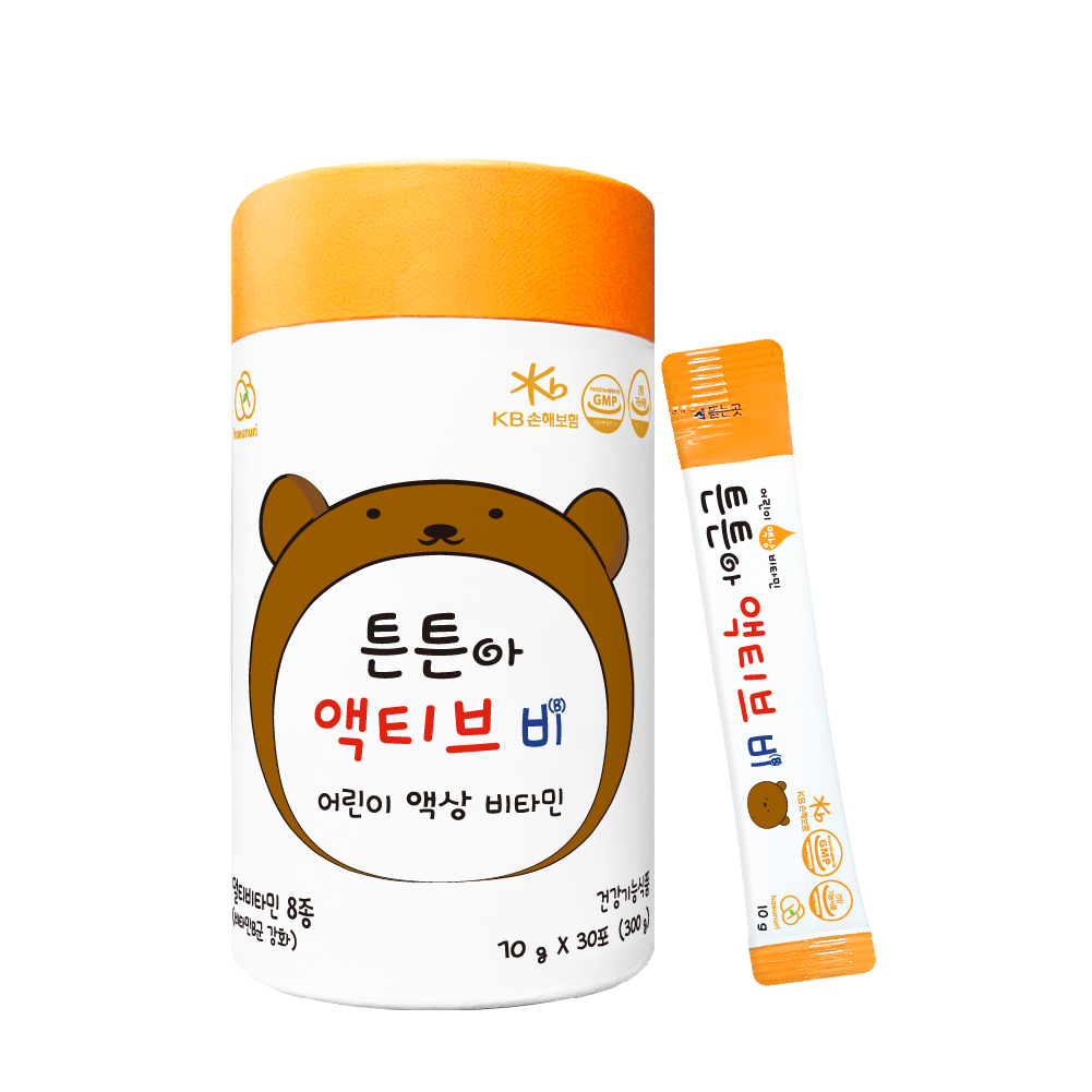 튼튼아 액티브 비 어린이 <b>비타민</b>B 30포