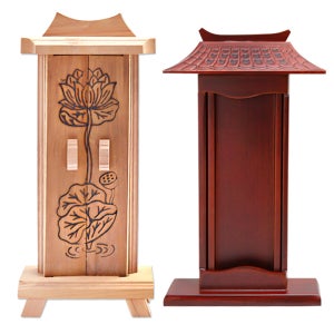 옻칠 향나무 원목 위패 지방틀 제기 제사용품