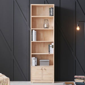 페트라 수납 선반 거실 6단 책장 전면 와이드