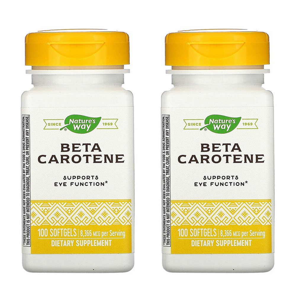 Nature’s Way <b>네이처스웨이 베타 카로틴</b> 8,336mcg per 100정 2팩