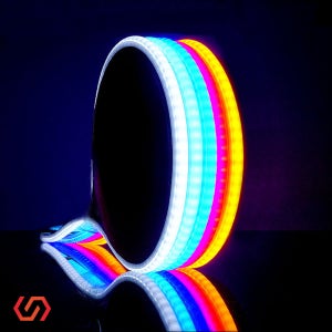 SB 12V용 오토바이 자동차 실리콘 슬림 V5 면발광 LED바 아이라인