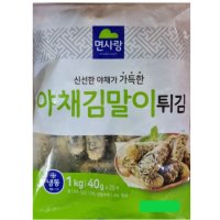 면사랑 야채김말이튀김 1kg 40g 25개입