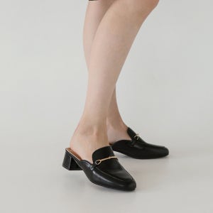 포에버 홀스빗 뮬 블로퍼 여성 통굽 데일리 로퍼