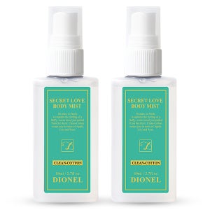 디오넬 퍼퓸 바디미스트 뿌리는 바디로션 남자 바디스프레이 클린코튼 80ml 2개세트