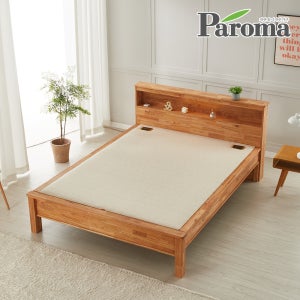 파로마 다온 100% 참죽 원목 황토 흙침대 SS 온열 황토볼 침대