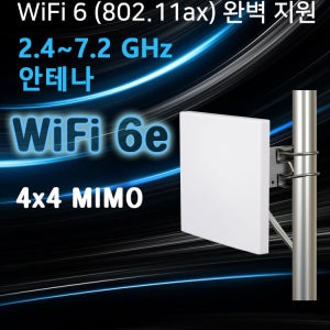 WiFi 6 (802.11ax) 완벽 지원 안테나 지향성 Antenna 4x4 MIMO