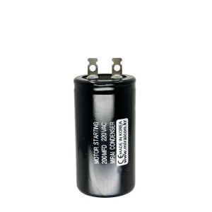 국산 220VAC 200uF 알루미늄 캔타입 모터 기동용 콘덴서